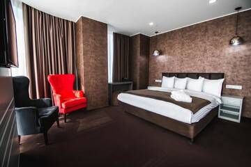 Двухместный номер Делюкс с 1 кроватью в Отеле Maqan Hotel Almaty